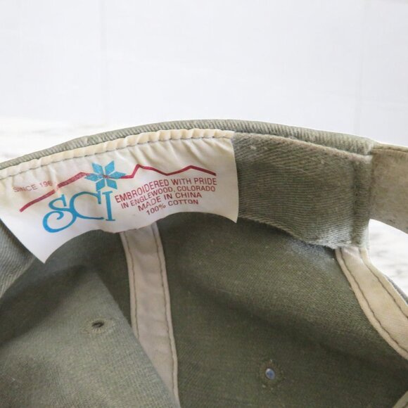 Santa Barbara Embroidered Baseball Cap/Hat (Khaki Green color), EUC - Picture 9 of 9